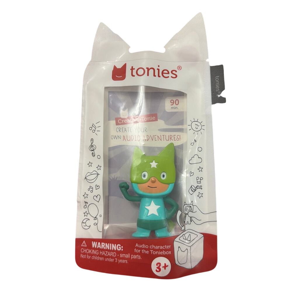 Tonies Story Audio Character Toniebox Superhero Creative Tonies Green & Blue